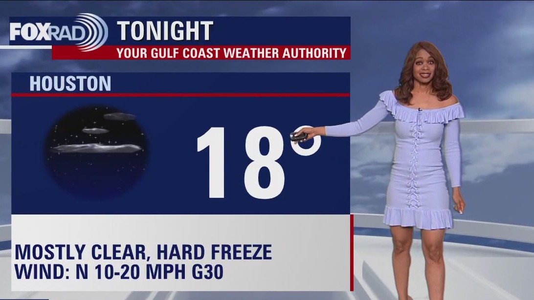 Christmas weekend weather forecast, Hard Freeze Warning