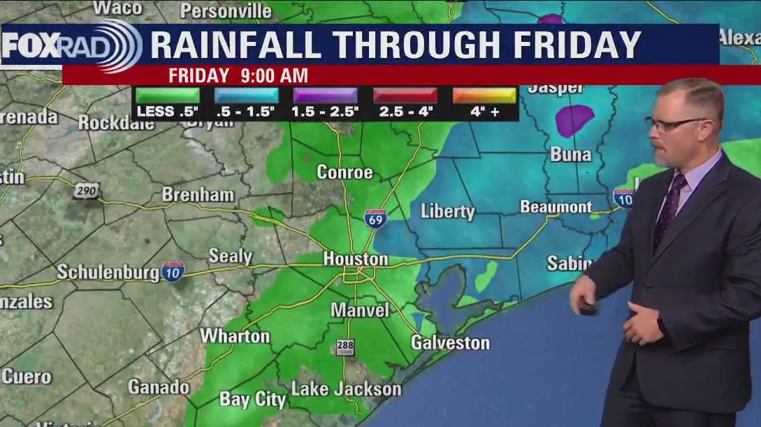 Friday morning weather forecast