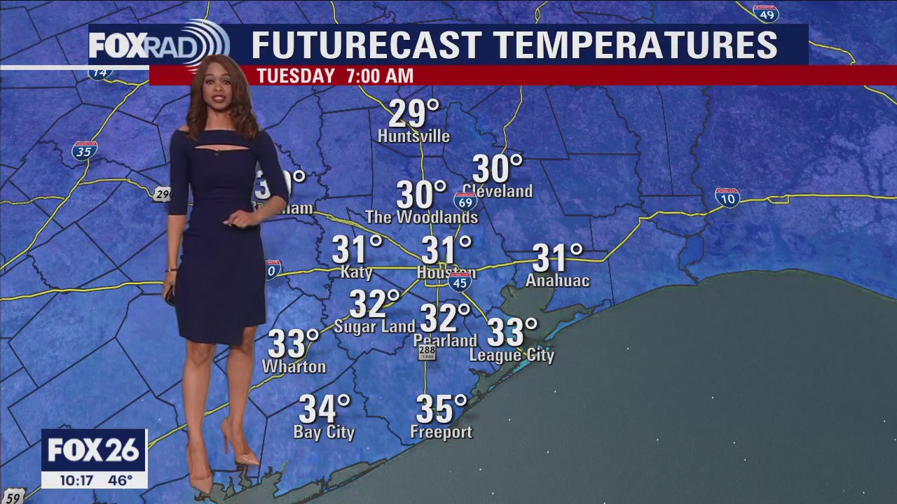 Monday night weather forecast 12-26