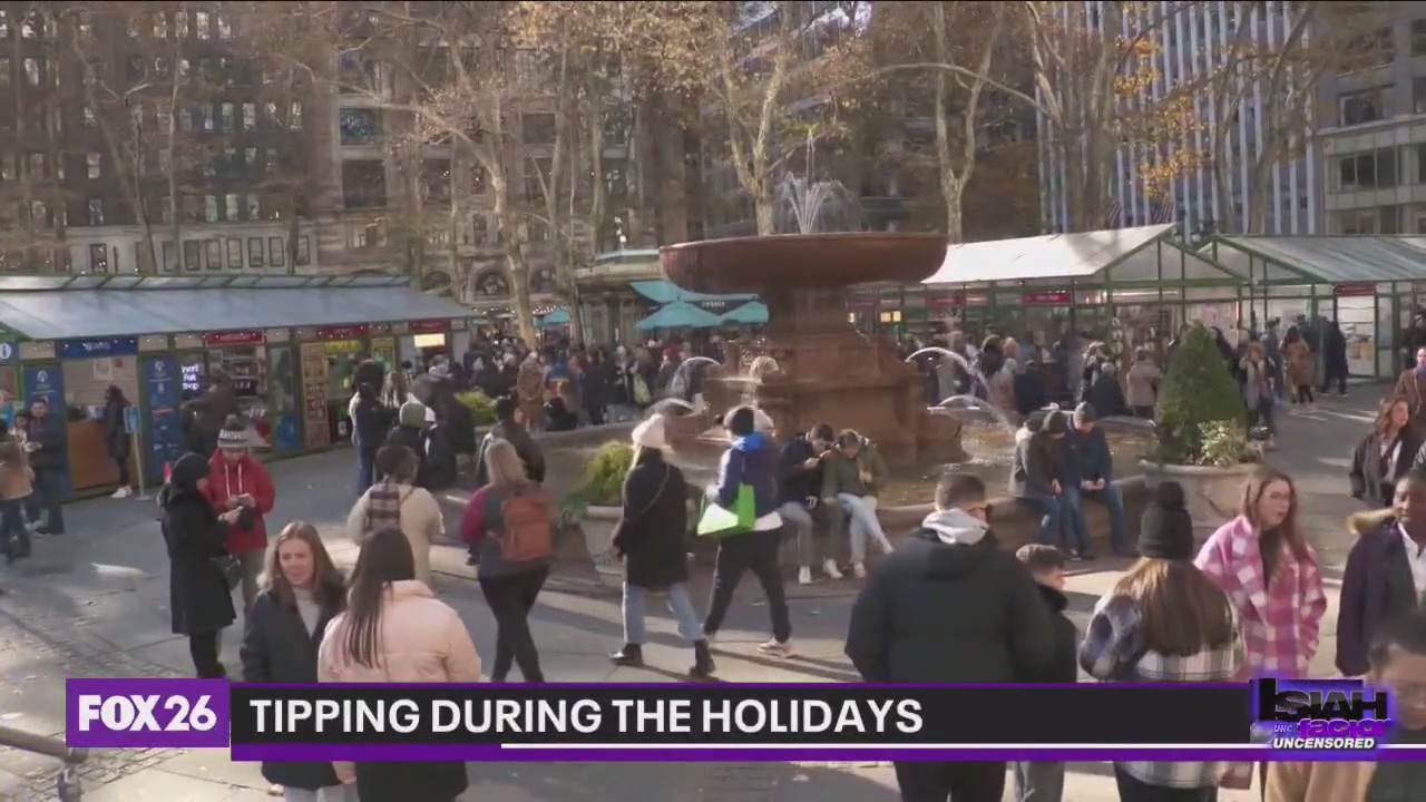 Tipping service workers during the holidays