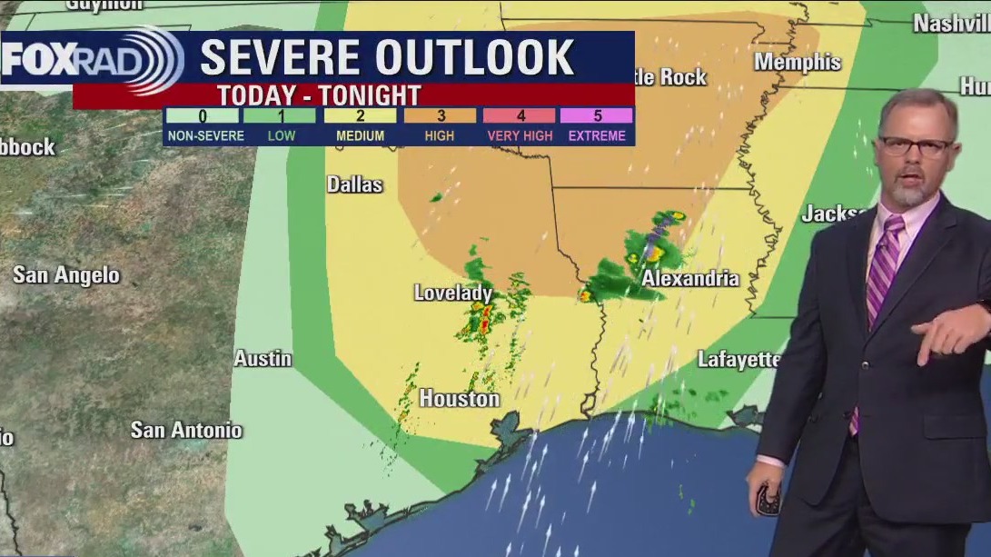 Monday evening weather forecast