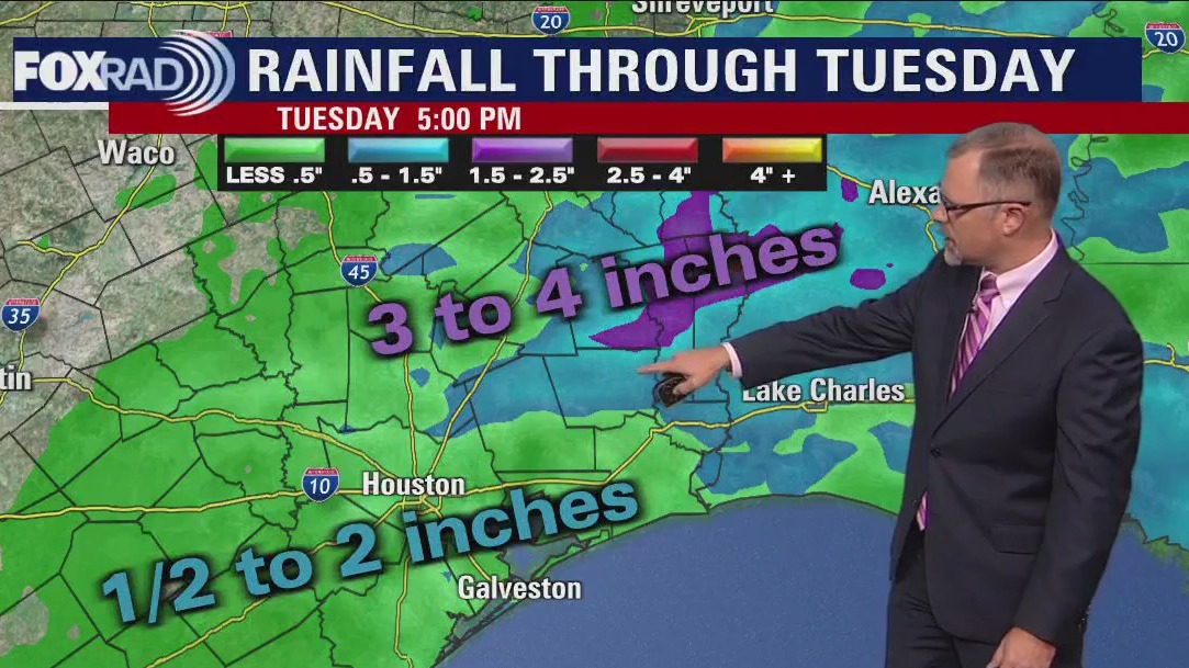 Tuesday morning weather forecast