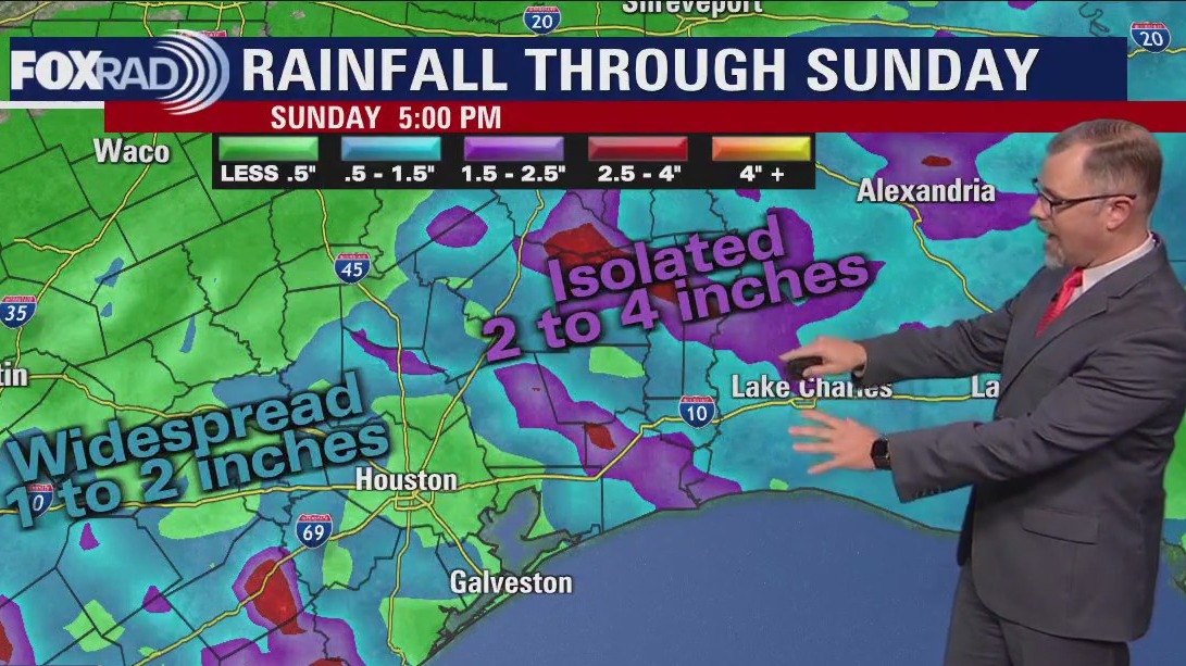 Friday morning Houston-area weather forecast