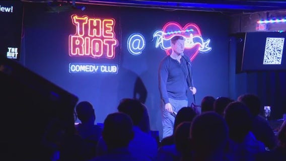 Checking out The Riot Comedy Club