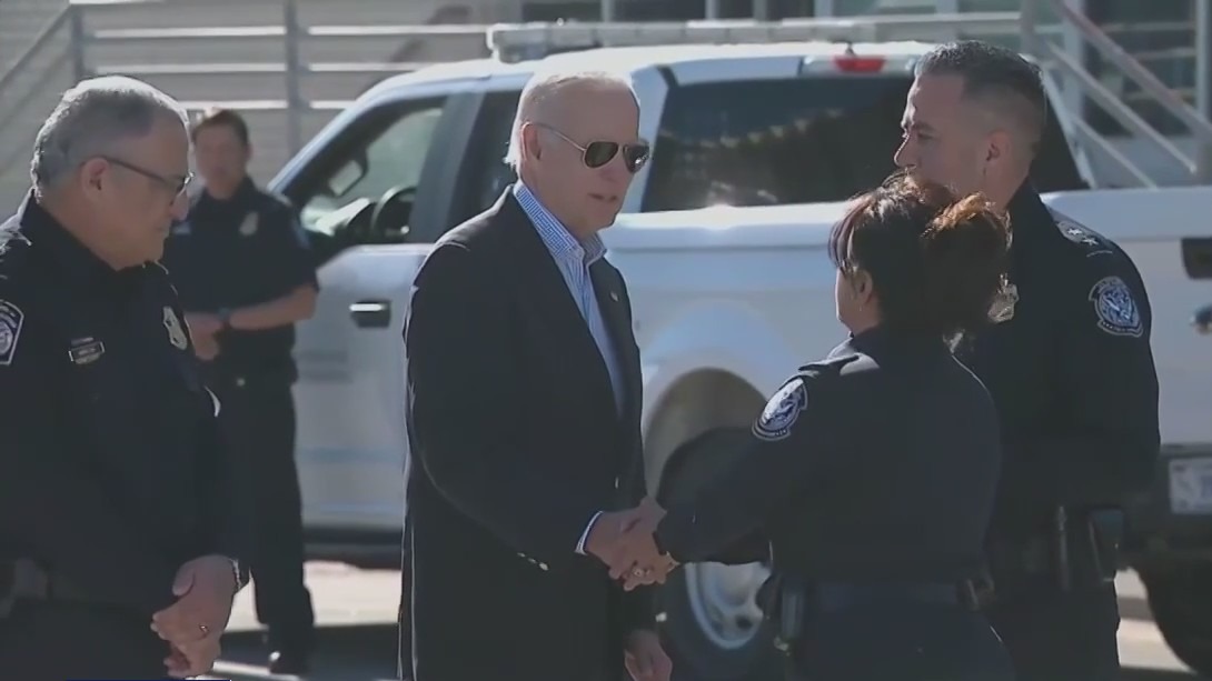 President Biden makes first visit to U.S., Mexico border