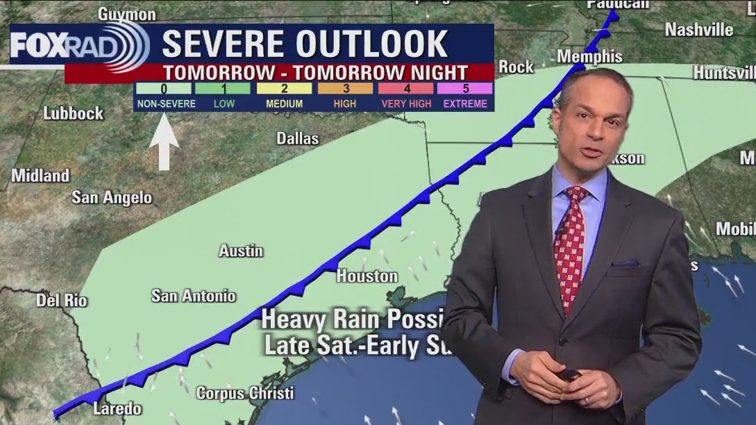 Clear skies Friday evening in the 70s with rain expected for the ...