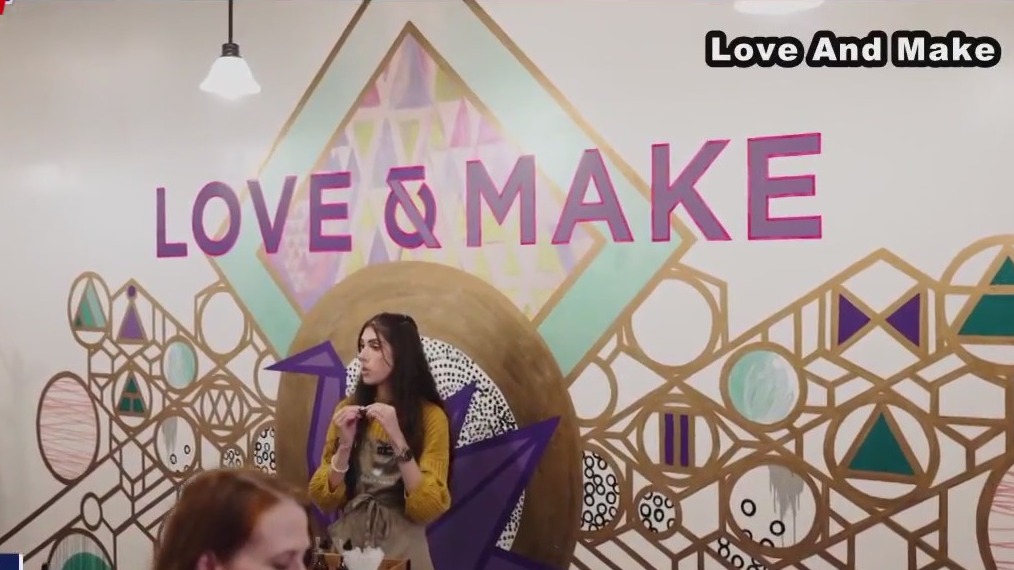 Checking out Love & Make in Rice Village