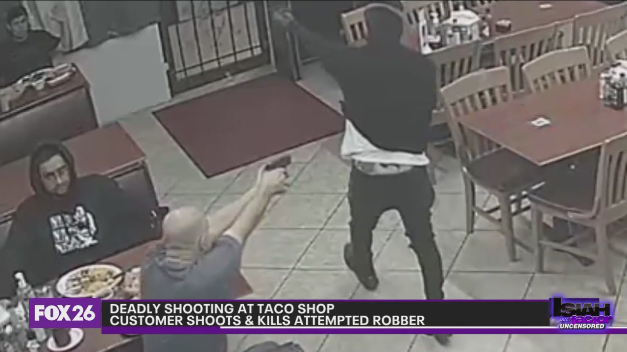 Taco shop customer shoots and kills would-be thief