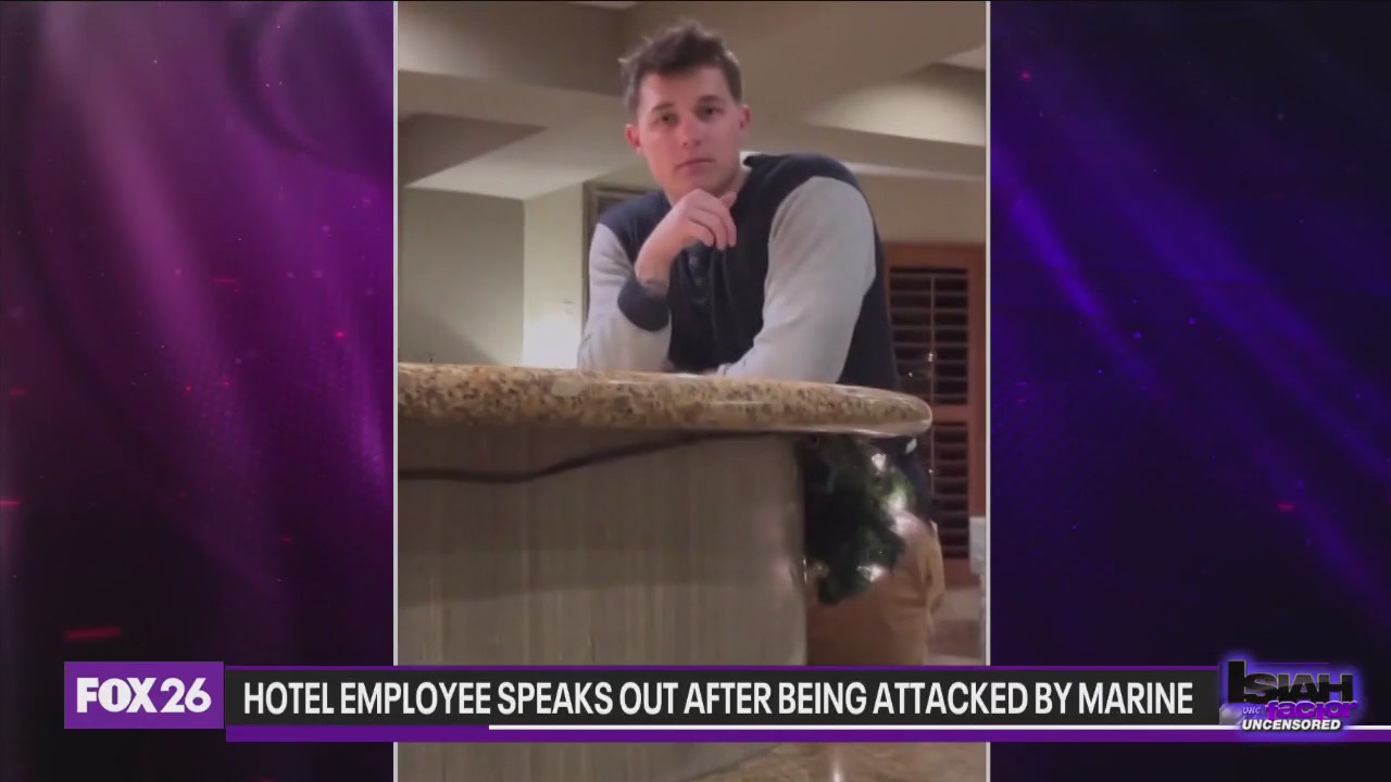 'I knew I had to fight for my life': Hotel employee speaks out after being assaulted by Marine