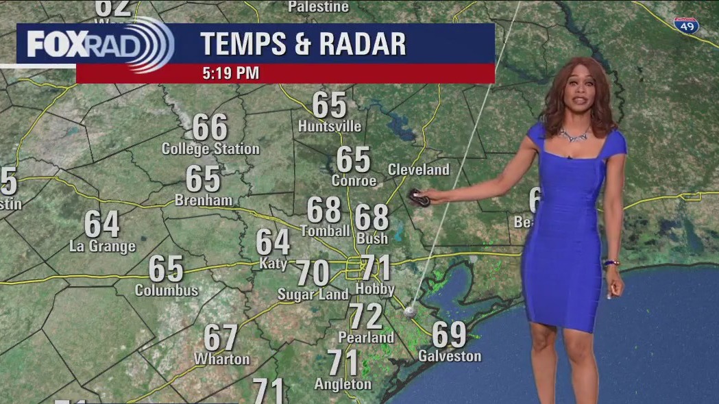 Sunny, pleasant temperatures in the low 70s