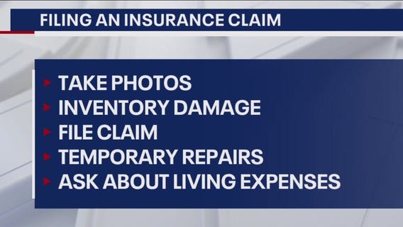 Steps you should take if your home was damaged in Tuesday's storms