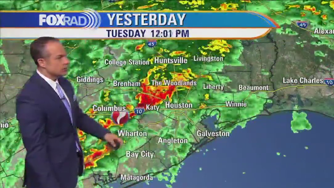 Breaking down the stats to the storms that hit the Houston area Tuesday