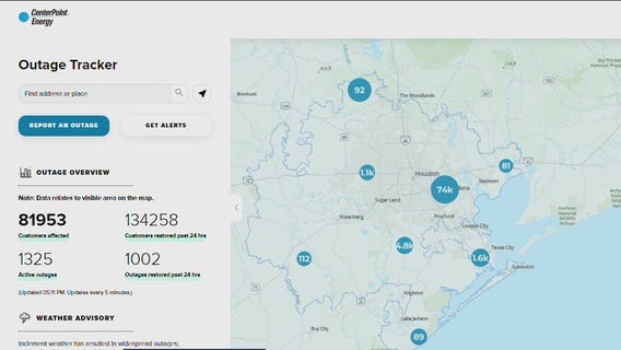 Houston Weather: Thousands of residents impacted by power outages