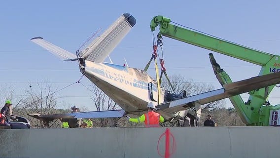 Small plane crashed on busy highway near Tomball