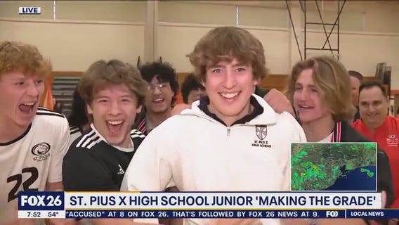 St. Pius X High School junior Making the Grade