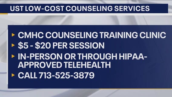 University of St. Thomas offering low cost counseling services