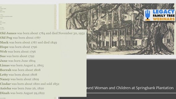 Descendants of slave owners and enslaved help find families