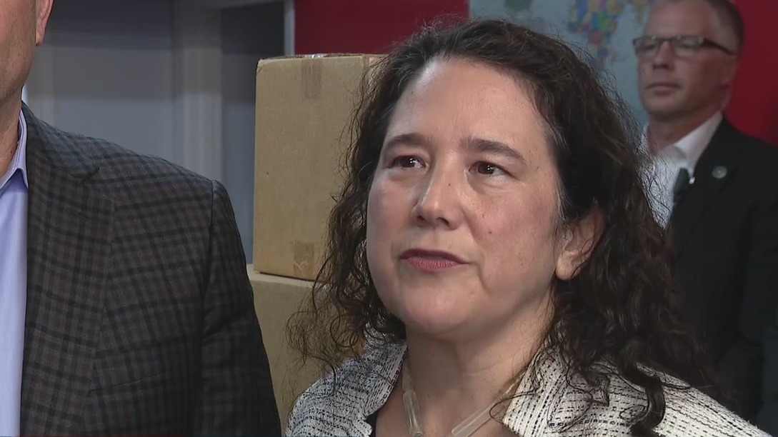 Small business administrator, second gentlemen celebrating small businesses in Houston