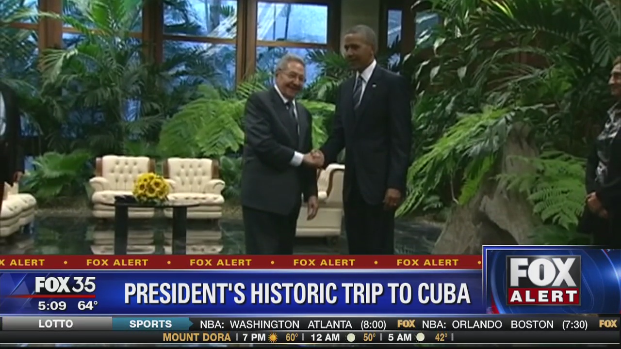 President Obama visits Cuba