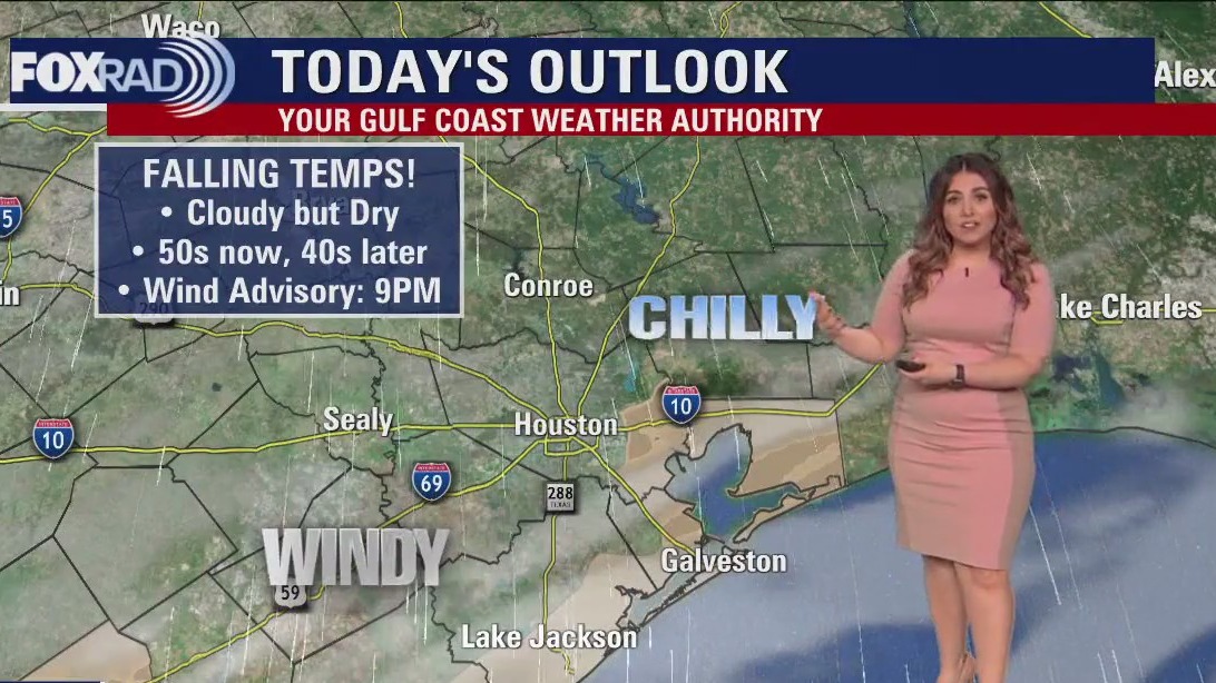 Cloudy, cool Thursday afternoon in the 50s