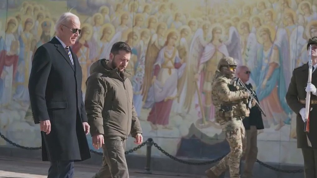 President Biden makes unannounced visit to Ukraine