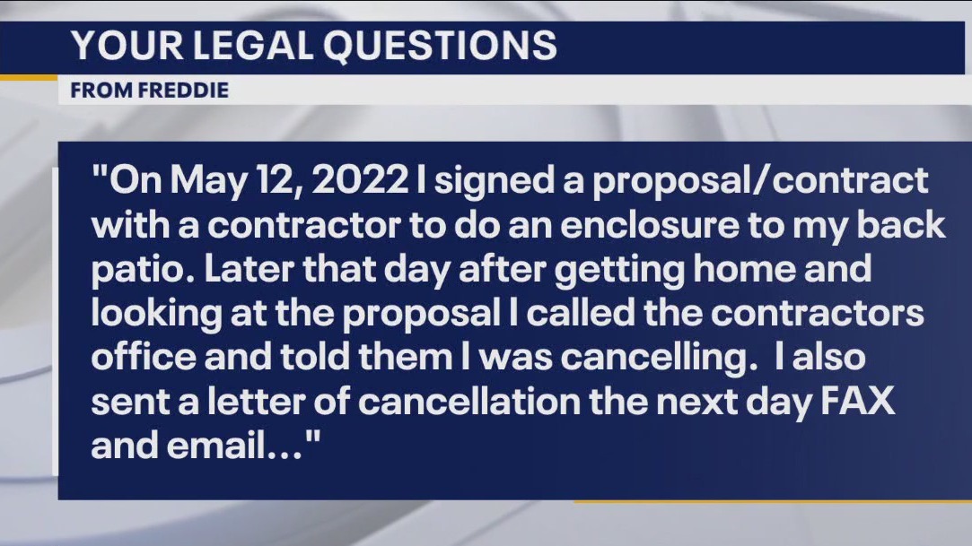 Your Legal Questions: Slip and fall; canceled contract; vet records