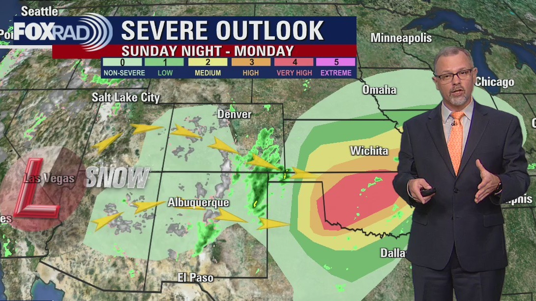 West Coast storm system impacts Midwest