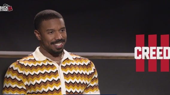 Backstage OL: Talking about Creed III with Michael B. Jordan