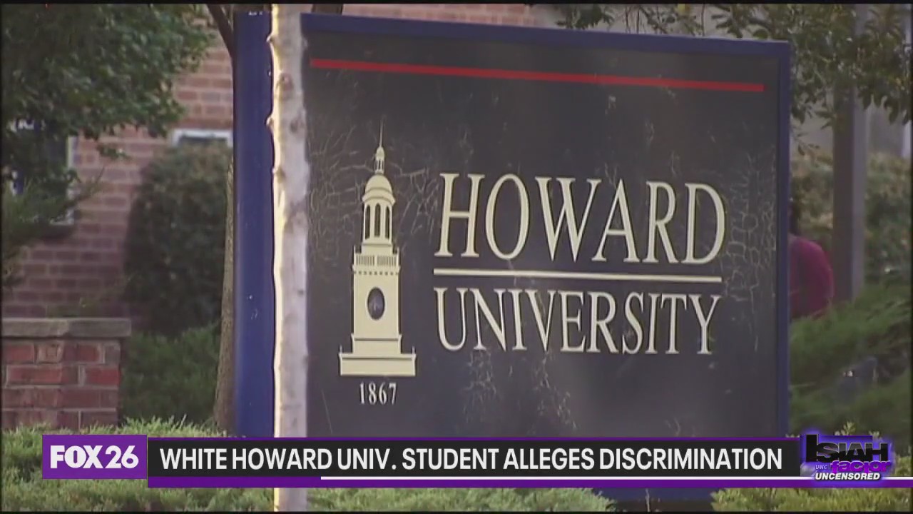 White Howard University student alleges discrimination in lawsuit