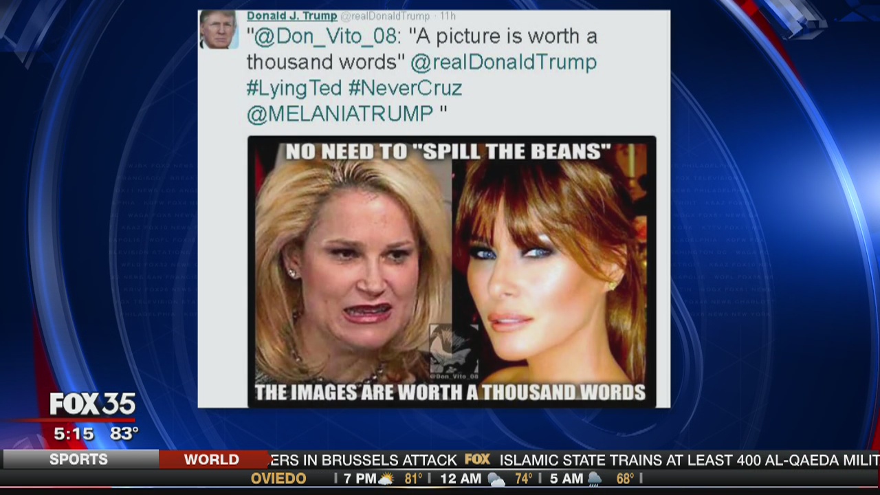 War of words target wives of candidates