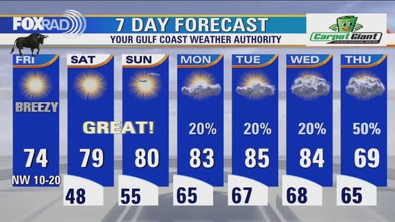 Houston rodeo weather for Friday