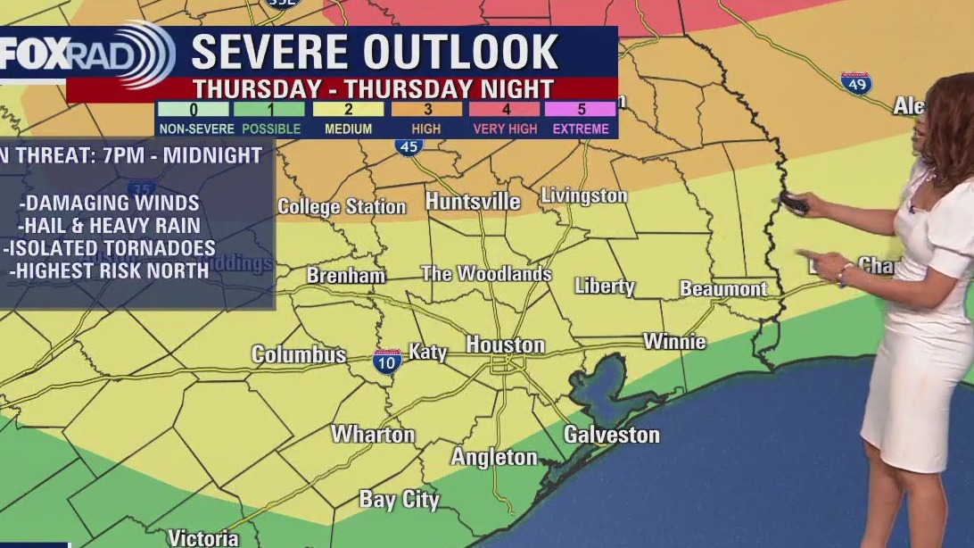 Thursday morning Houston-area weather forecast