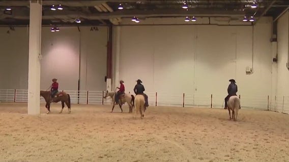 Ranch Rodeo competitions at Houston Livestock Show and Rodeo
