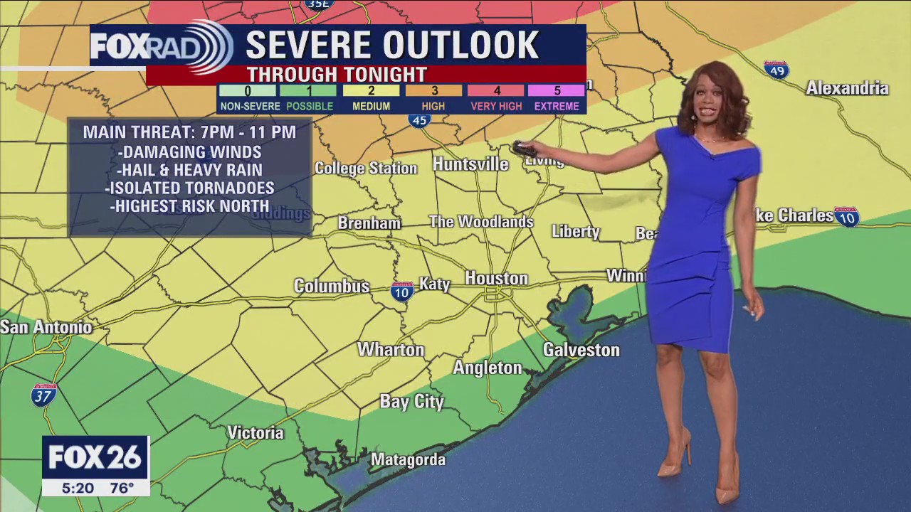 Strong winds expected Thursday evening ahead of severe weather