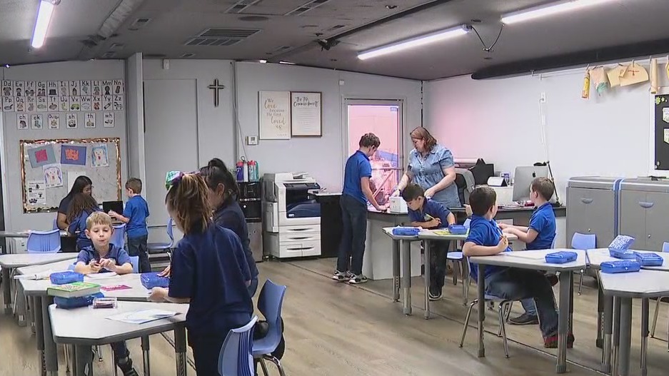 Inside the rodeo school 'Cammack Christian Academy'