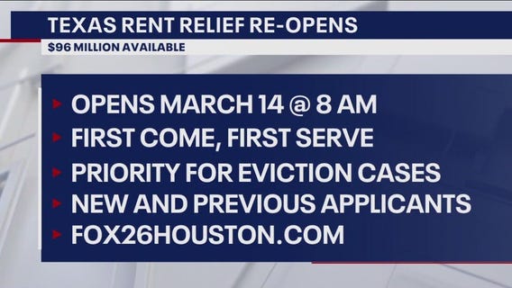 Texas Rent Relief applications re-opening