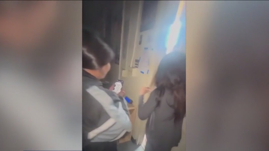 High winds suck teacher out of classroom