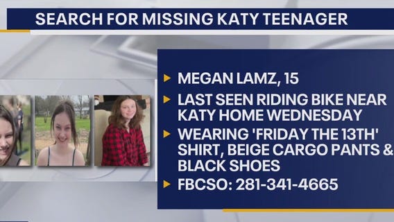 Missing Katy teenager Maegan Lamz was last seen riding her bike near home in Katy