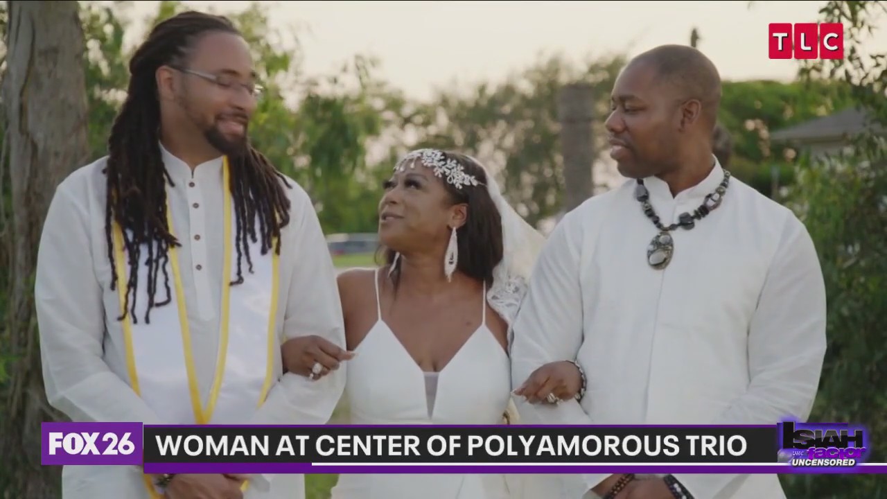 Woman at center of polyamorous trio speaks on life with husbands