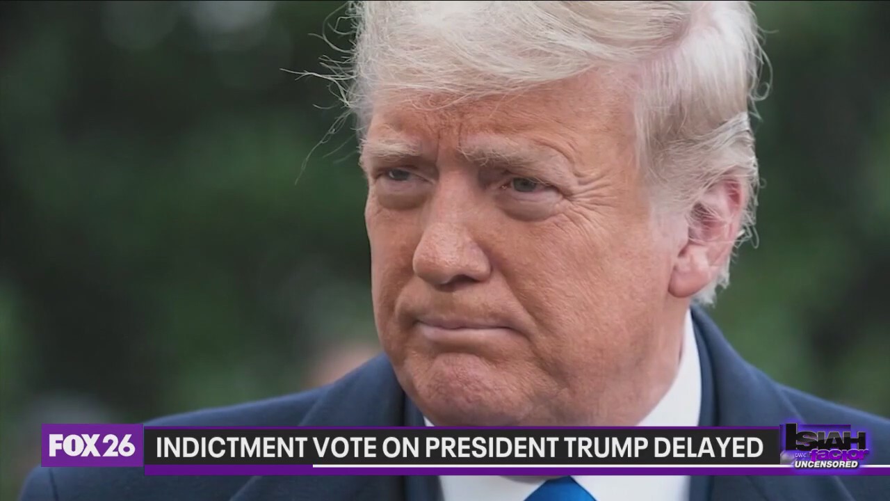 Indictment vote on former President Trump delayed