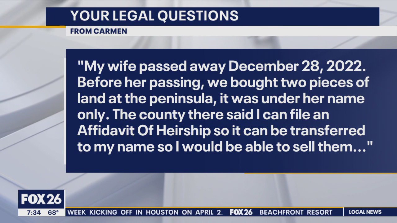Your Legal Questions: Insurance; selling property; sued for taxes