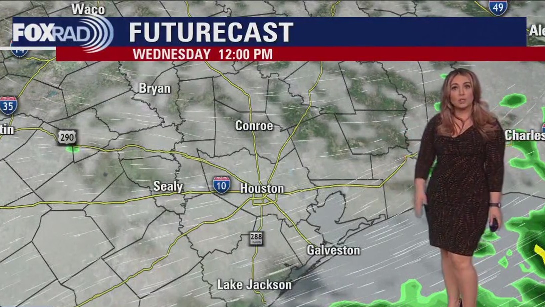 Possible isolated showers Wednesday afternoon, temps in 70s