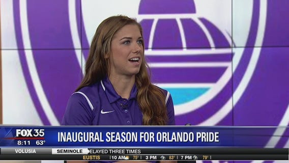 Orlando Pride's Alex Morgan talks soccer