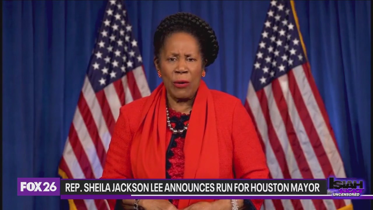 Rep. Sheila Jackson Lee announces run for Houston Mayor