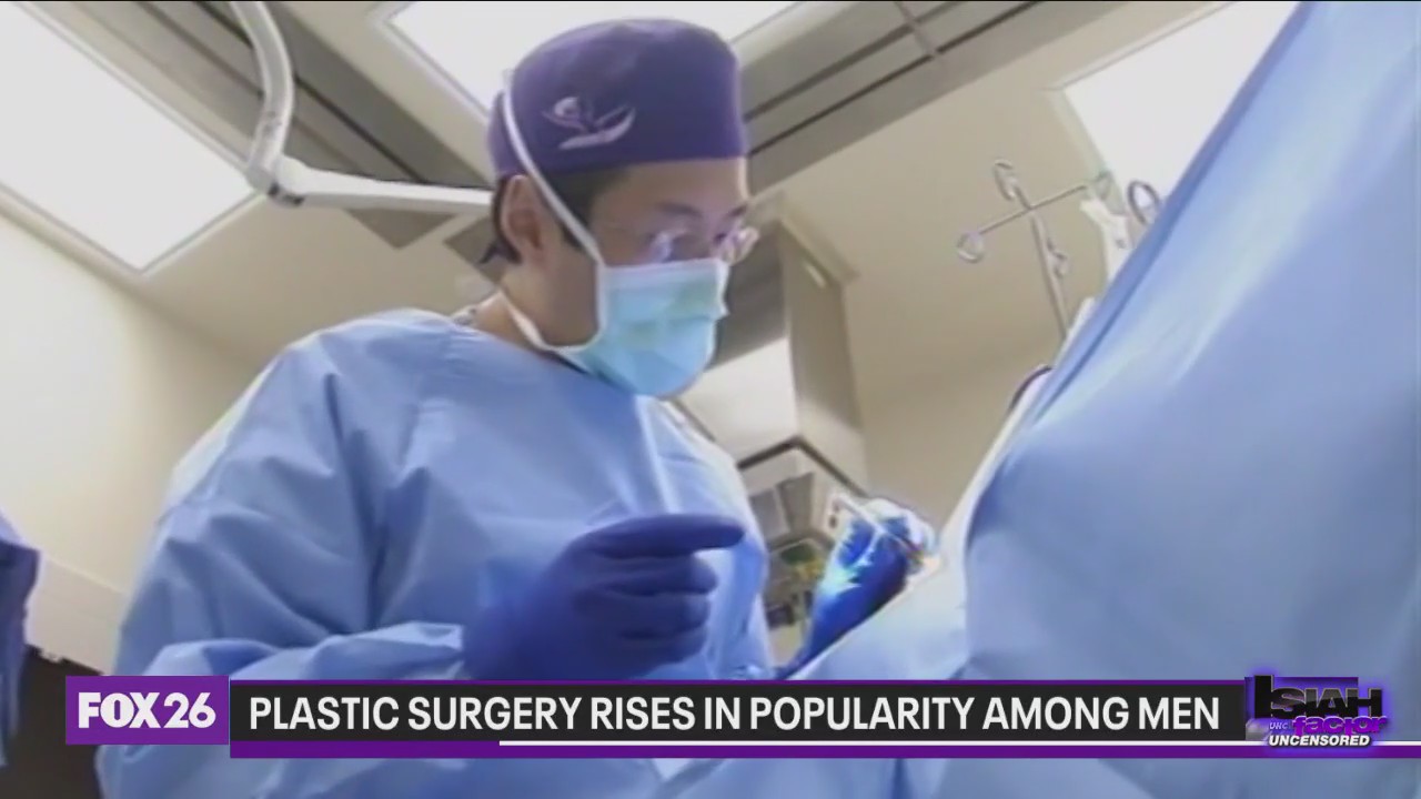 Plastic surgery rises in popularity among men