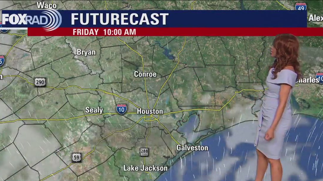 Houston weather: Warm day on the way for Friday, slight chance for storms