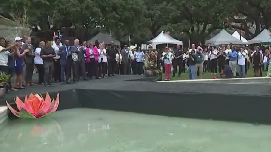 Houston mayor holds Earth Day 2023 celebration in front of City Hall