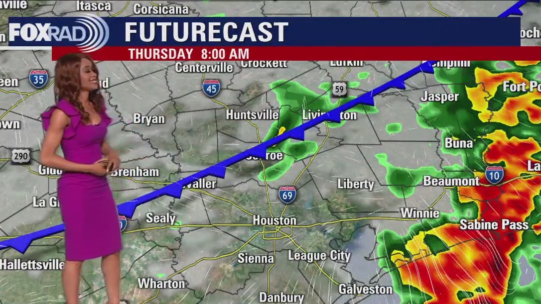 Houston-area weather forecast: Stormy morning possible, decreasing clouds in the afternoon