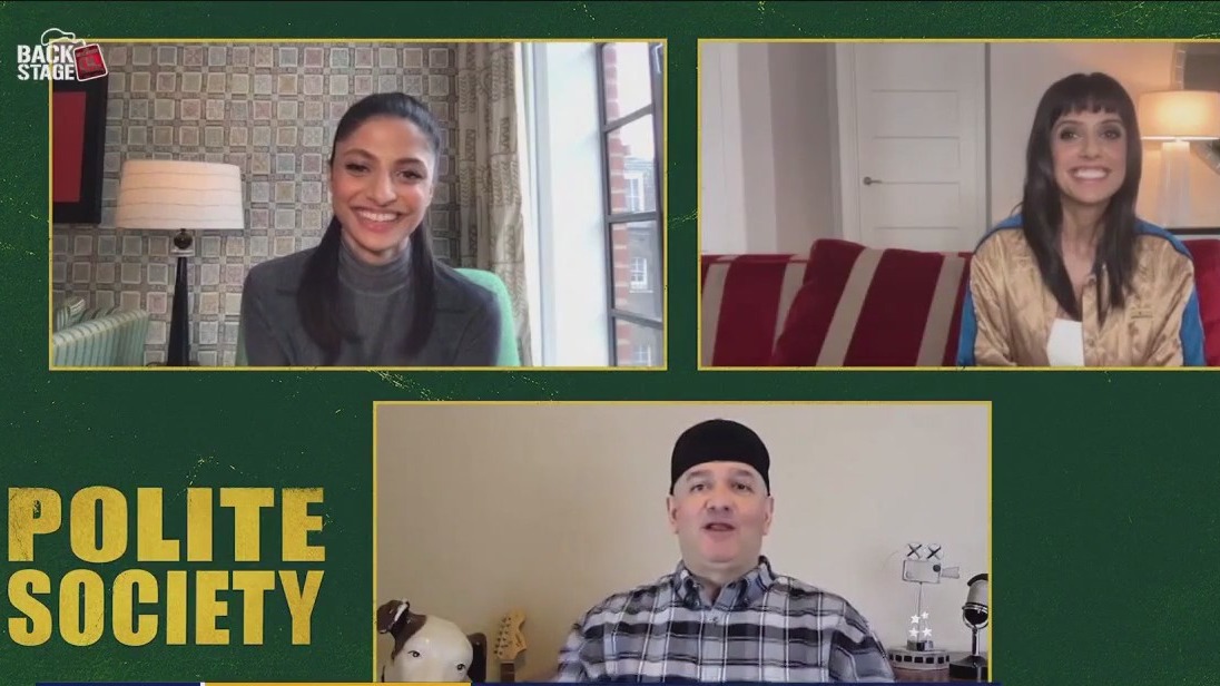 Backstage with the stars of 'Polite Society'