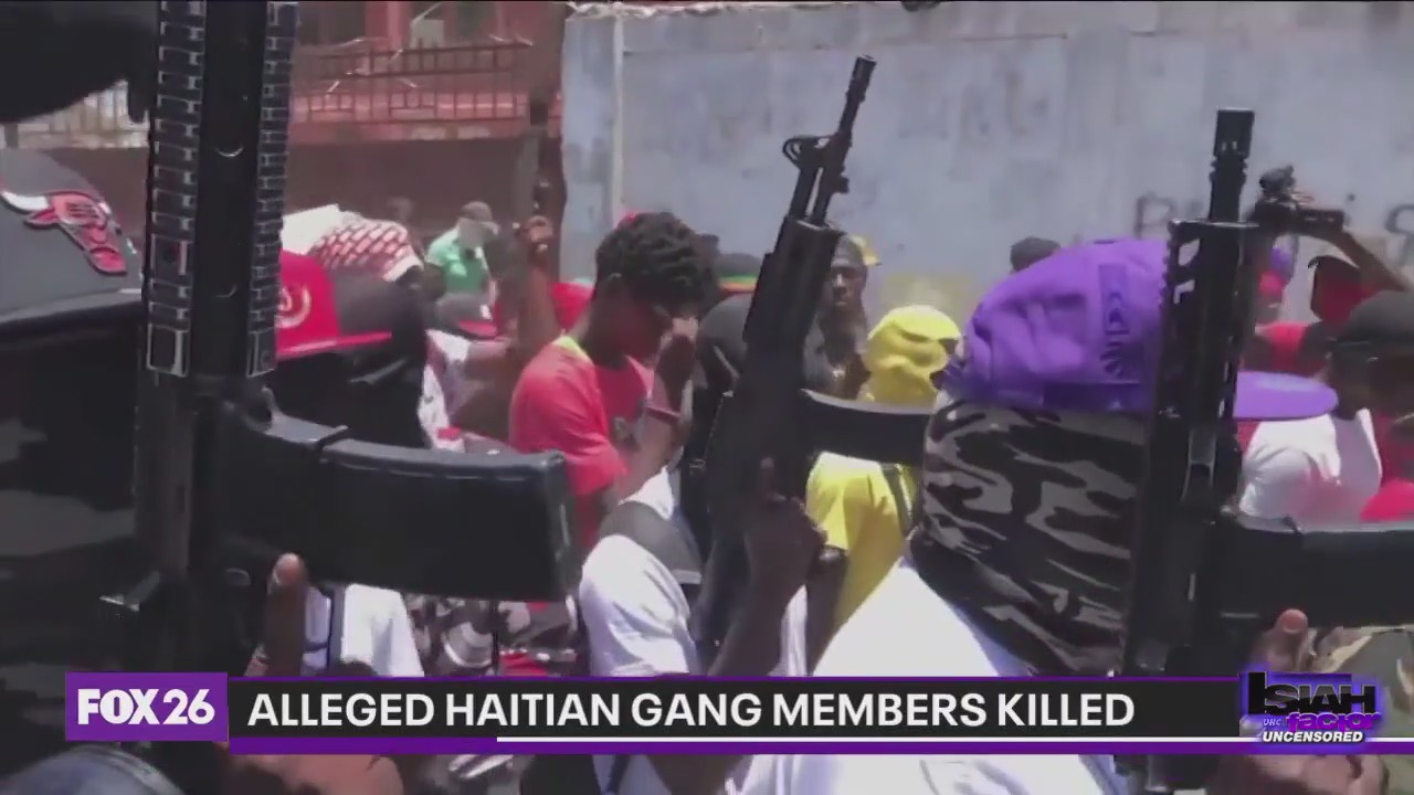 Alleged Haitian gang members killed, burned in public